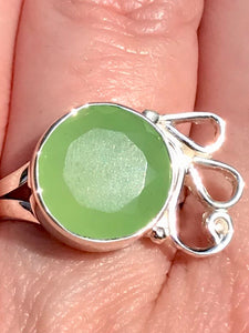 Green Chalcedony Ring Size 7.25 - Morganna’s Treasures 