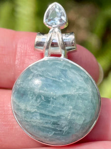 Aquamarine and Blue Topaz Pendant - Morganna’s Treasures 