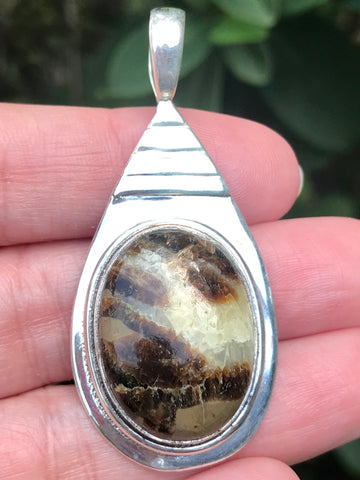 Septarian (Dragon's Stone) Pendant - Morganna’s Treasures 