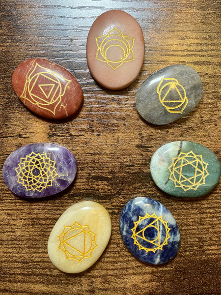 Reiki Chakra Natural Stone Set - Morganna’s Treasures 