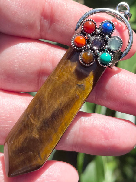 Tigers Eye Chakra Pendant - Morganna’s Treasures 