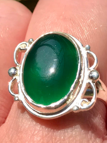 Green Onyx Ring Size 8 - Morganna’s Treasures 