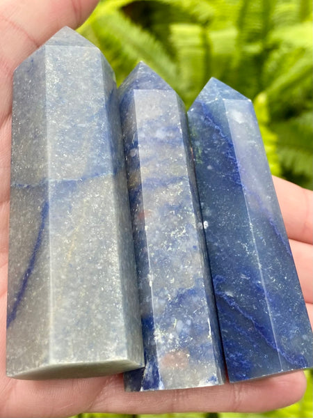 Blue Quartz Healing Wand - Morganna’s Treasures 