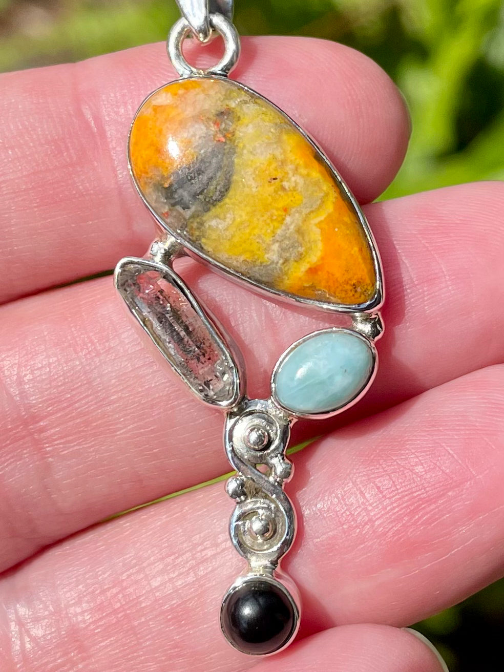 Bumblebee 2025 jasper necklace