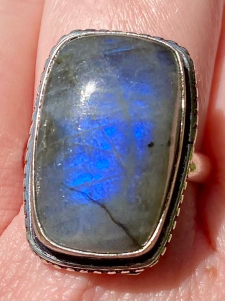Labradorite Ring Size 8 - Morganna’s Treasures 