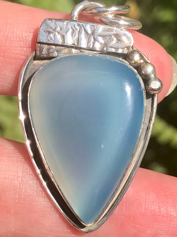 Blue Chalcedony Pendant - Morganna’s Treasures 