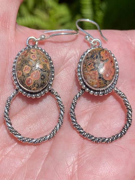 Leopard Skin Jasper Earrings - Morganna’s Treasures 