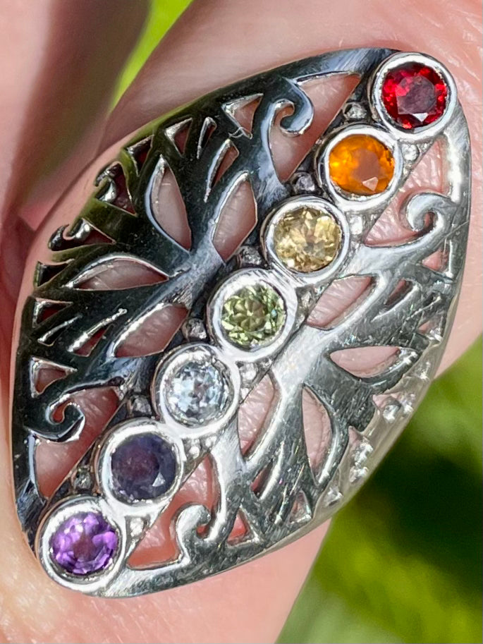 Gorgeous Chakra Alignment Ring Size 10.75 - Morganna’s Treasures 