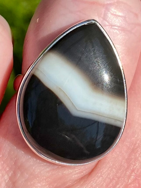 Large Botswana Agate Ring Size 6.5 - Morganna’s Treasures 