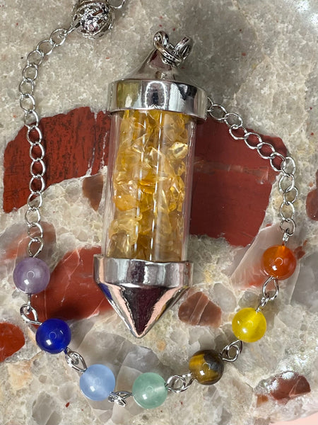 Citrine Chakra Pendulum - Morganna’s Treasures 