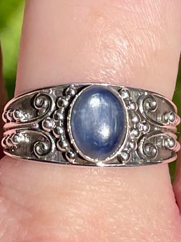 Blue Kyanite Ring Size 7.5 - Morganna’s Treasures 