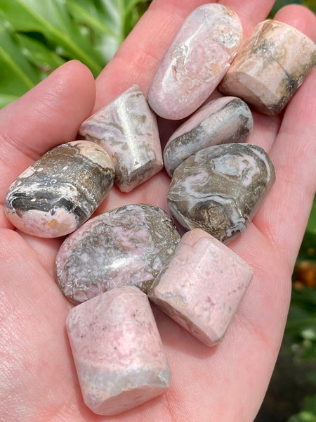 High Quality Rhodochrosite Tumbled Stones - Morganna’s Treasures 