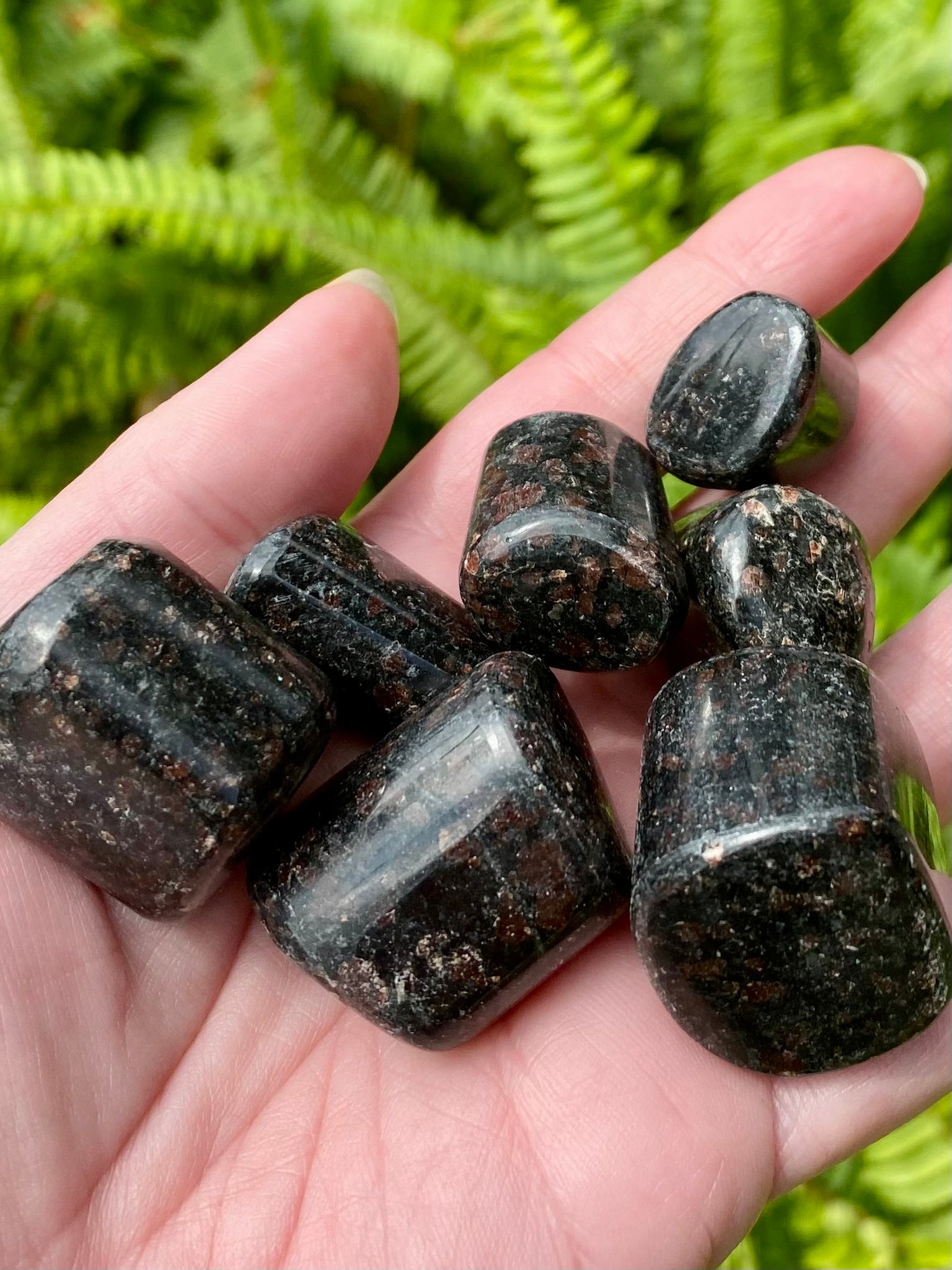 Spinel in Matrix Tumbled Stones - Morganna’s Treasures 