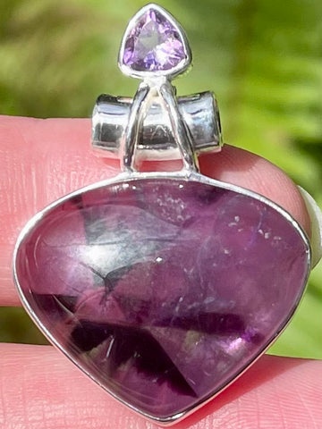 Star Amethyst and Amethyst Pendant - Morganna’s Treasures 