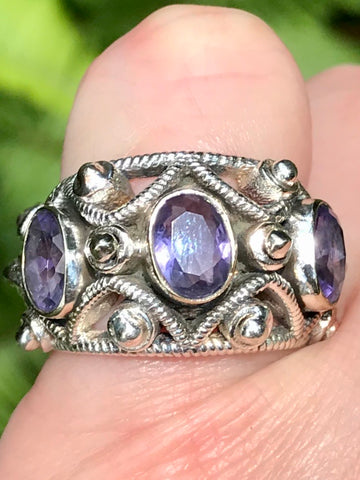 Iolite Cocktail Ring Size 6 - Morganna’s Treasures 