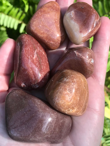 Tumbled Red Quartz from Morocco - Morganna’s Treasures 