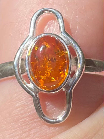 Baltic Amber Ring Size 7.5 - Morganna’s Treasures 