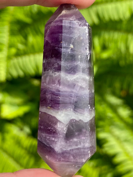 Double Terminated Fluorite Crystal Healing Wand - Morganna’s Treasures 