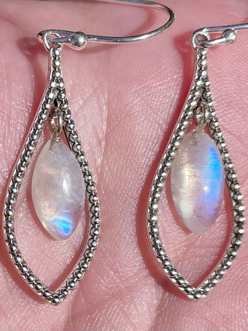 Rainbow Moonstone Earrings - Morganna’s Treasures 