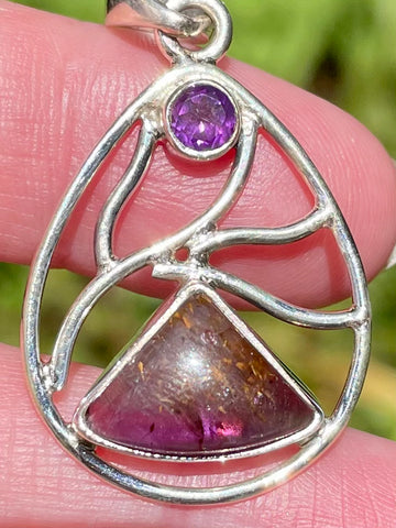 Amethyst and Super Seven (Melody's Stone) Pendant - Morganna’s Treasures 