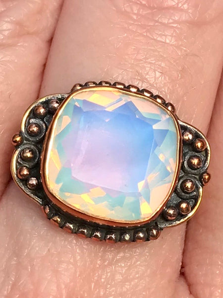 Bronze Opalite Ring Size 8 - Morganna’s Treasures 