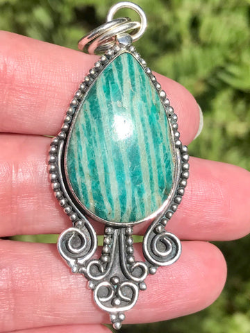 Russian Amazonite Pendant - Morganna’s Treasures 