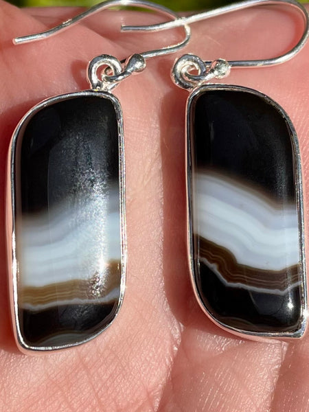 Botswana Agate Earrings - Morganna’s Treasures 