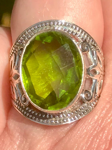 Peridot Cocktail Ring Size 7 - Morganna’s Treasures 