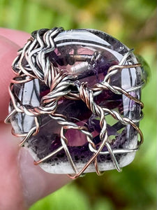 Wire-Wrapped Tree of Life Auralite 23 Ring Size 9.5 - Morganna’s Treasures 