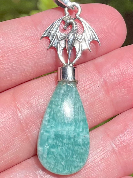 Dragon Amazonite Pendant - Morganna’s Treasures 