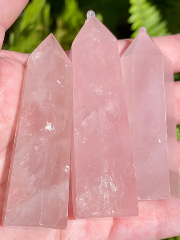 Rose Quartz Healing Wand - Morganna’s Treasures 