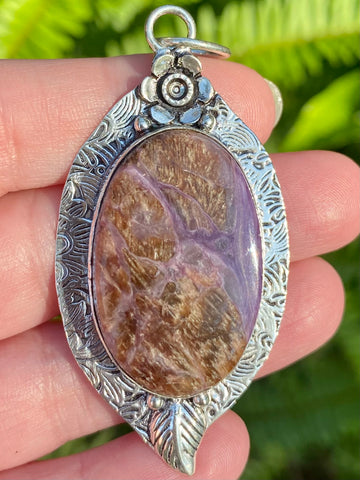 Charoite Pendant - Morganna’s Treasures 