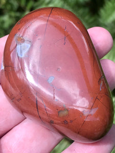 Red Jasper Palm Stone - Morganna’s Treasures 