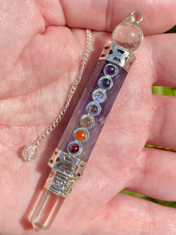 Amethyst Chakra Pendulum - Morganna’s Treasures 