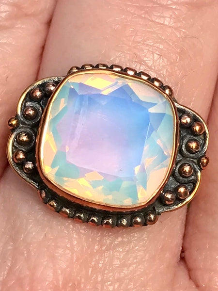 Bronze Opalite Ring Size 8 - Morganna’s Treasures 