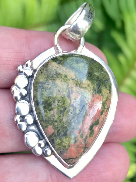 Unakite Pendant - Morganna’s Treasures 