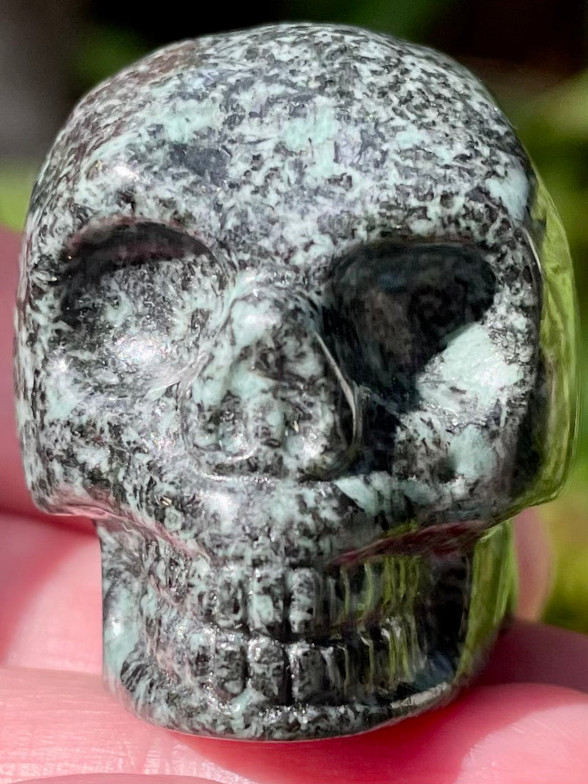 Carved Turquoise Skull - Morganna’s Treasures 