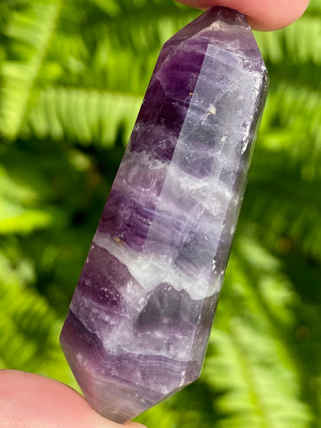 Double Terminated Fluorite Crystal Healing Wand - Morganna’s Treasures 