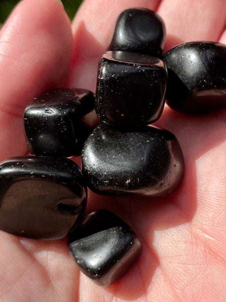 Black Obsidian Tumbled Stones - Morganna’s Treasures 