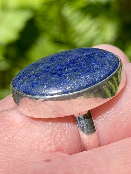 Lapis Lazuli Cocktail Ring Size 7.5 - Morganna’s Treasures 