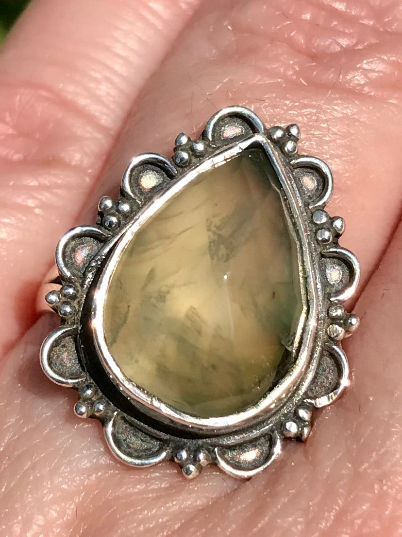 Prehnite Ring Size 7.25 - Morganna’s Treasures 