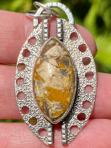 Yellow Hematoid Quartz Pendant - Morganna’s Treasures 