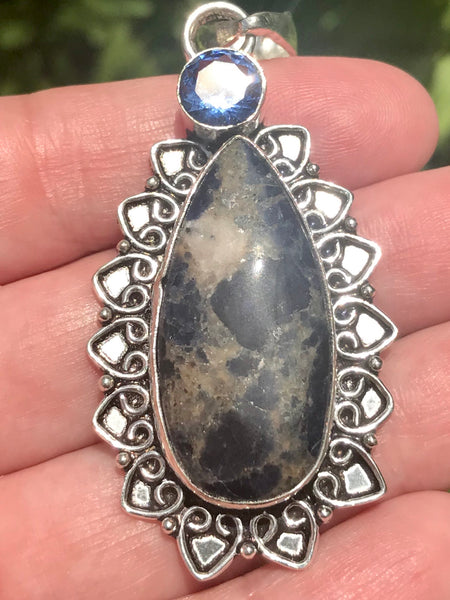 Sodalite and Tanzanite Pendant - Morganna’s Treasures 