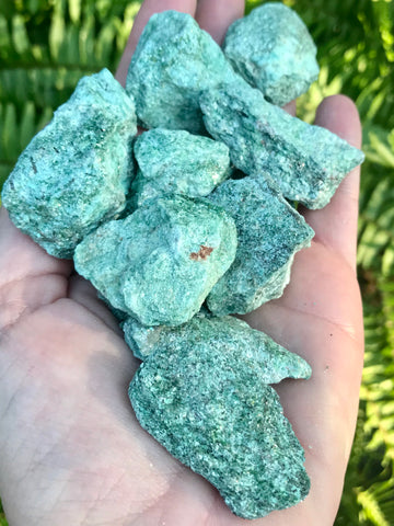 Rough Fuchsite from Brazil - Morganna’s Treasures 