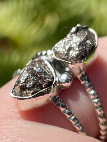 Meteorite Campo del Cielo Ring Size 8.5 - Morganna’s Treasures 