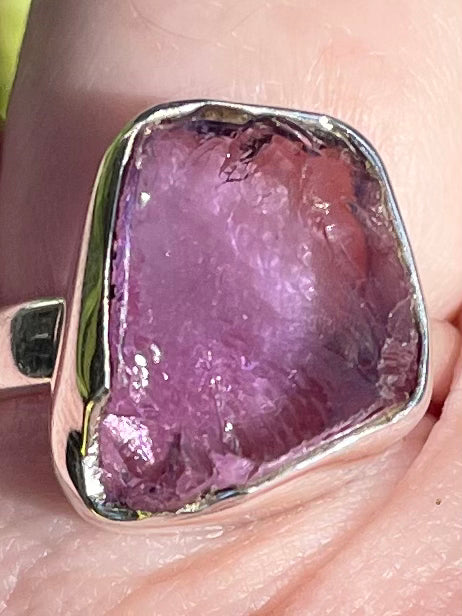 Rough Amethyst Ring Size 7 - Morganna’s Treasures 