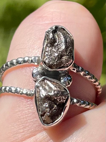 Meteorite Campo del Cielo Ring Size 8.5 - Morganna’s Treasures 