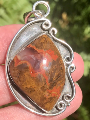 Teepee Canyon Agate Pendant - Morganna’s Treasures 