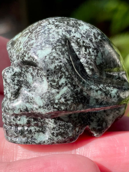 Carved Turquoise Skull - Morganna’s Treasures 