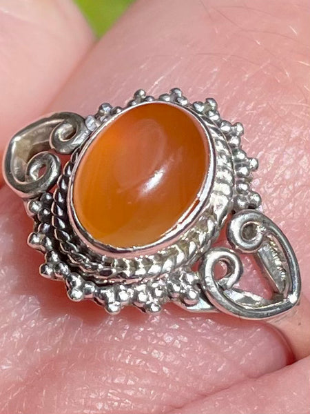 Mexican Fire Opal Ring Size 8.5 - Morganna’s Treasures 